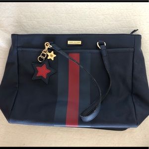Tommy Hilfiger Red Blue Striped Purse